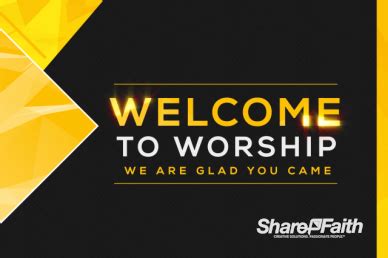 Sharefaith Media Pastor Appreciation Welcome Motion Graphic