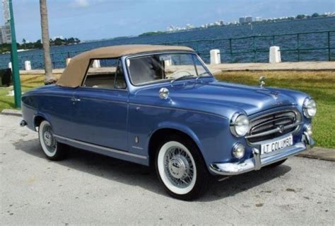 Impressively Restored 1959 Peugeot 403 Cabrio Bring A Trailer