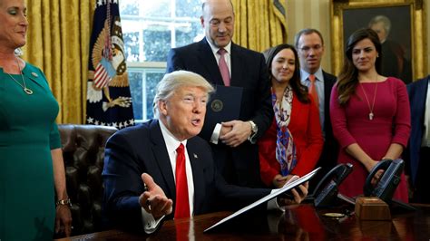 Trump Signs Executive Orders On Financial Regulation