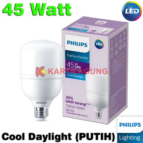 Jual Lampu Led Philips W Trueforce Essential Bohlam Besar Tforce