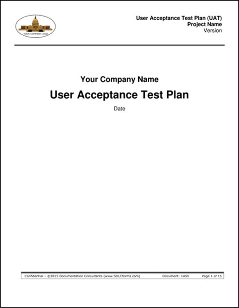 Sdlcforms User Acceptance Test Plan Uat