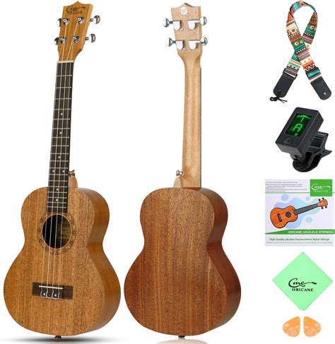 Kmise Soprano Ukulele Professional Mahogany Instrument 21 Inch Hawaiian