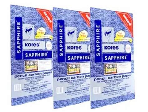 Kores Blue Pencil Carbon Paper For Office 100 At Rs 165pack In