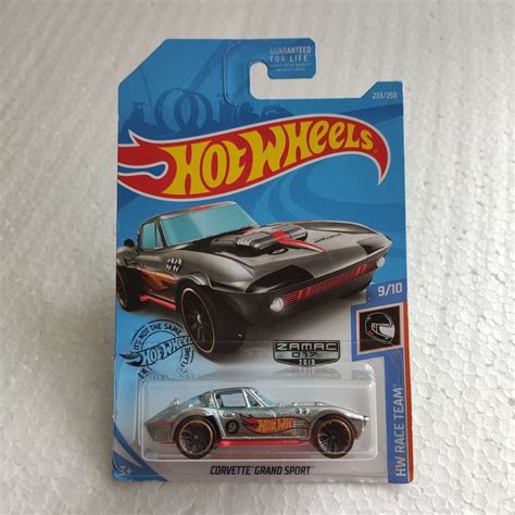 Hot Wheels Corvette Grand Sport Zamac Hw Race Team Shopee Malaysia