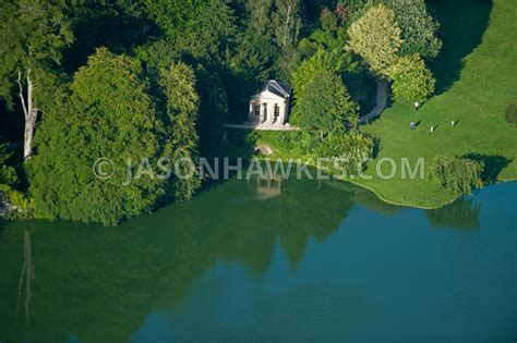 Aerial View Stourhead House Jason Hawkes