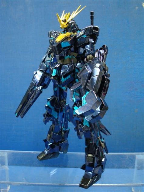 MG 1 100 Unicorn Gundam 02 Banshee Titanium Finish Ver Painted By