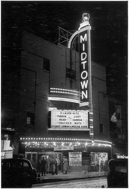 Vintage Theatre At Night Toronto