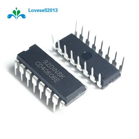 20Pcs CD4060BE CD4060 4060 Ripple Carry Binary Counter IC DIP 16 Pin