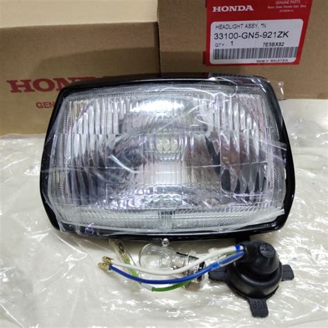 100 ORIGINAL HEADLAMP HEAD LAMP LAMPU DEPAN EX5 DREAM Set Shopee