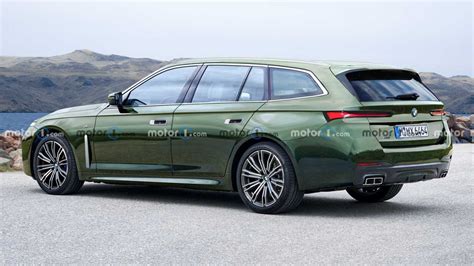 2024 Bmw 5 Series Rendering Imagines Posh Wagon Based On Spy Shots