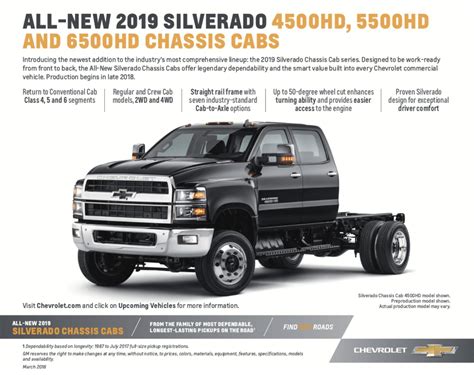 Chevrolet Unveils the 2019 Silverado 4500HD, 5500HD and 6500HD - Frazer ...