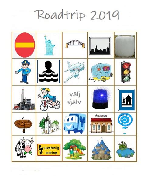 Bilbingo På Svenska