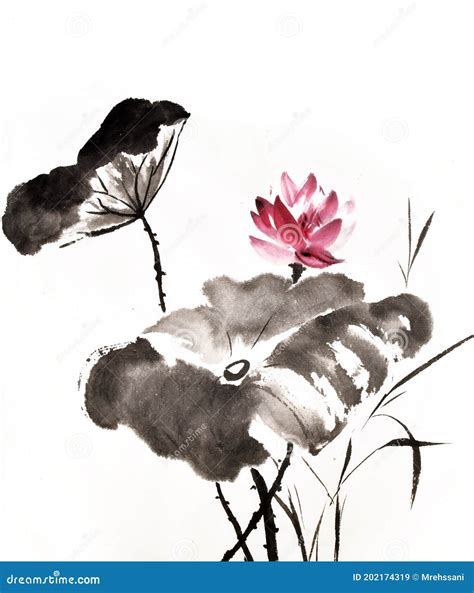 Chinese Paintings Of Lotus