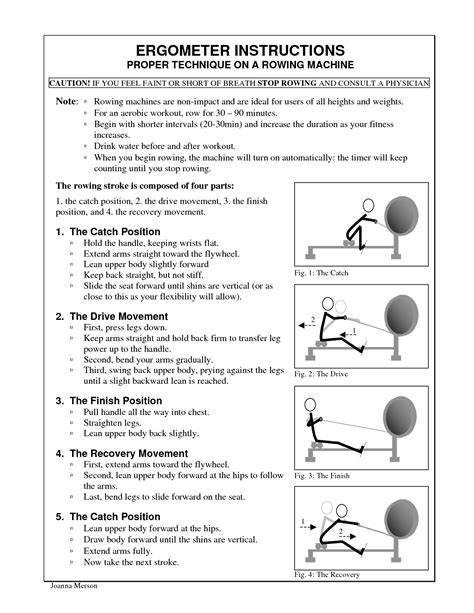 Rowing Machine Workout Instructions at Tracy Jacoby blog