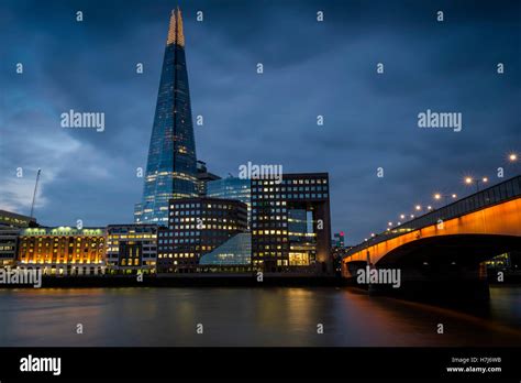 The Shard And London Bridge Stock Photo Alamy