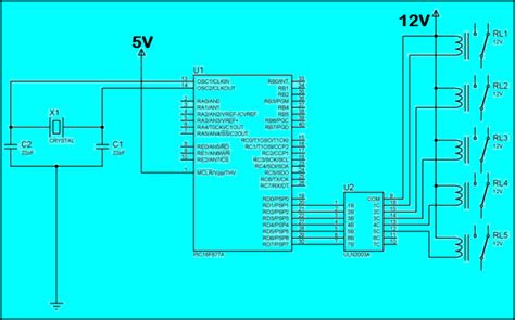 Relay Driver Circuit using IC ULN2003 with Applications