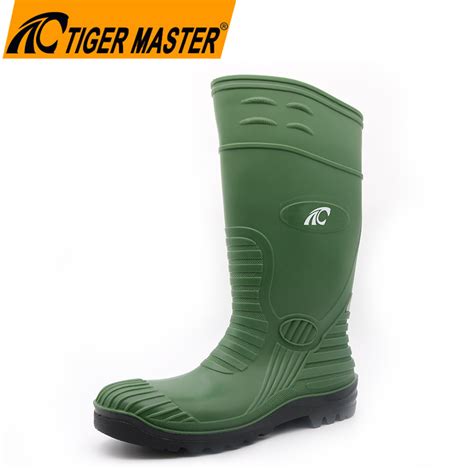 CE Verified Oil Acid Alkali Resistant Anti Slip Waterproof Steel Toe