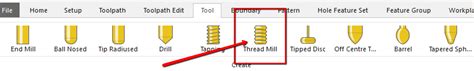 Come Creare Un Percorso Utensile Di Fresatura Filetto In PowerMill