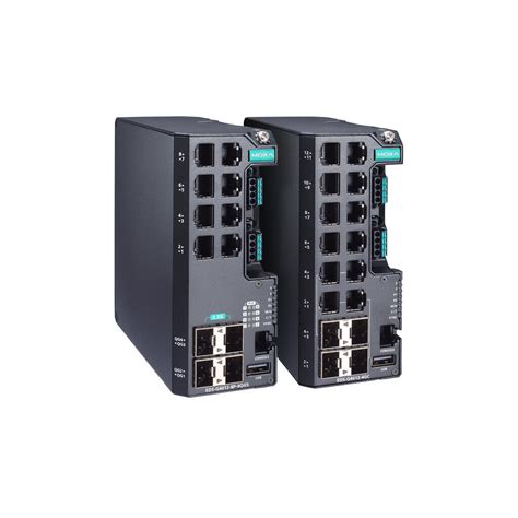 Moxa EDS-G4012-4GC-LV Industrial DIN-Rail Managed Ethernet Switch (TAA-BAA / CASE-KIT) (EDS-G4012-TAA-BAA-CASE-KIT)