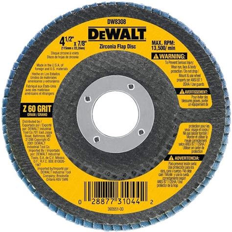 Dewalt Disco Laminado De Desbaste Y Pulido Pulgadas Grano