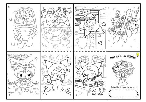 Mini Librito Para Colorear In Cute Coloring Pages Canvas