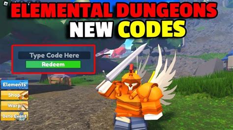 Code Elemental Dungeons mới nhất 01 2025 cập nhật liên tục