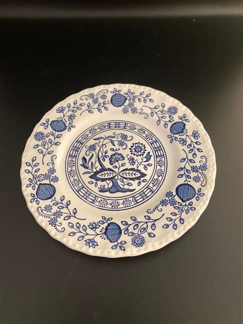 Blue Heritage By Enoch Wedgewood 6 1 4 Bread And Butter Etsy