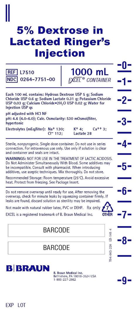 Dextrose In Lactated Ringer S Package Insert Drugs