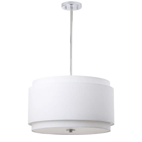 Safavieh Piran 3 Light White Moderncontemporary Cylinder Pendant Light