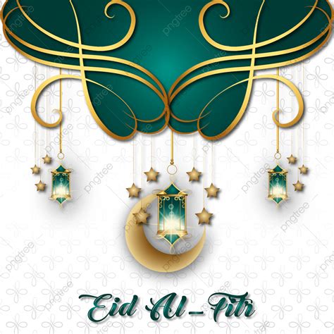 รูปeid Al Fitr ออกแบบกับดาวดวงจันทร์สีเขียว Png Png หลอดไฟ สีเขียวทอง รูปแบบของอิสลามภาพ Png