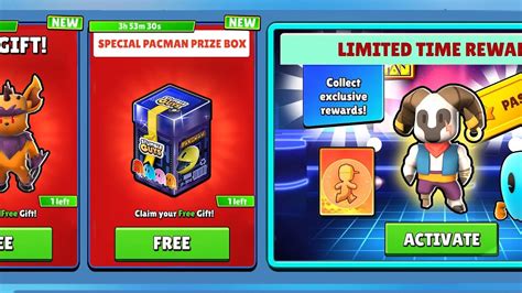 FREE LIMITED TIME REWARDS NEW BOX Stumble Guys YouTube