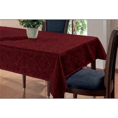 Toalha Mesa Retangular Para Cozinha Sala De Jantar Tecido Jacquard