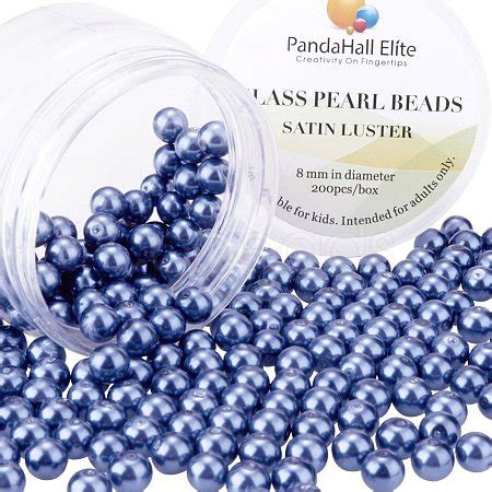 Cheap Pearlized Glass Pearl Round Beads Online Store Cobeads