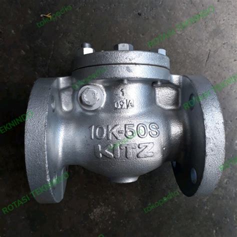 Jual Swing Check Valve Cast Iron Jis 10k 4 Inch Dn 100 Klep Tabok Kitz Jakarta Barat