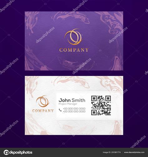 creative  professional business card design contact card  stock