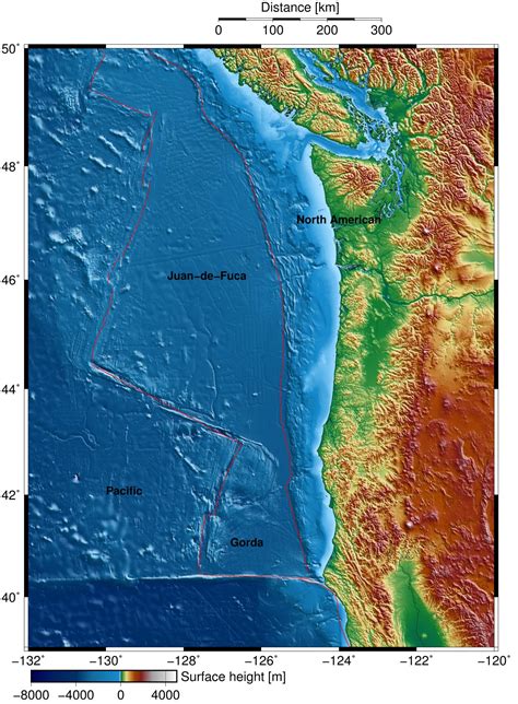 Map Of Juan De Fuca Plate Image Eurekalert Science News Releases