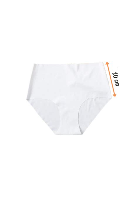 Adeniz Kadın Yüksek Bel 6 lı Paket Dikişsiz Lazer Kesim Iz Yapmaz Bikini Likralı Slip Külot