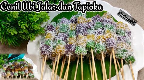 Coba Buat Kue Tradisional Ini Cenil Ubi Jalar Yang Enak Dan Kenyal