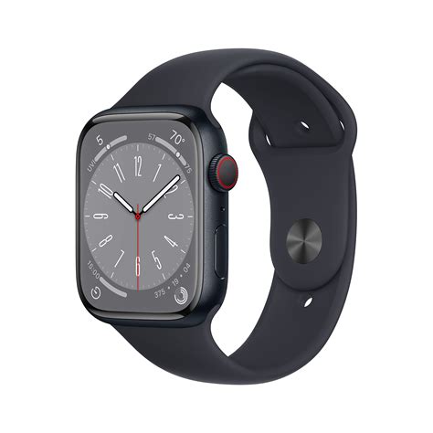 Apple Watch Series 8 [GPS + Cellular, 45mm] - Midnight Aluminum Case