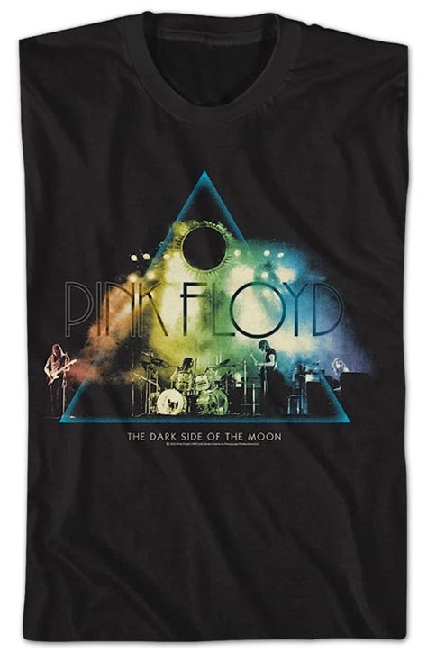 Dark Side Of The Moon Concert Prism Pink Floyd T Shirt