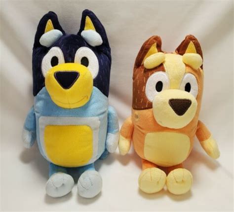 bluey friends blue  bingo plush toys cartoon dog stuffed animal
