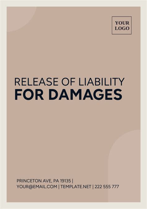 Page Free Release Of Liability Templates Examples Edit Online