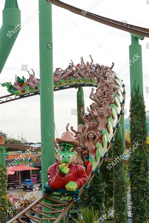 Naked People Ride Rollercoaster Editorial Stock Photo Stock Image