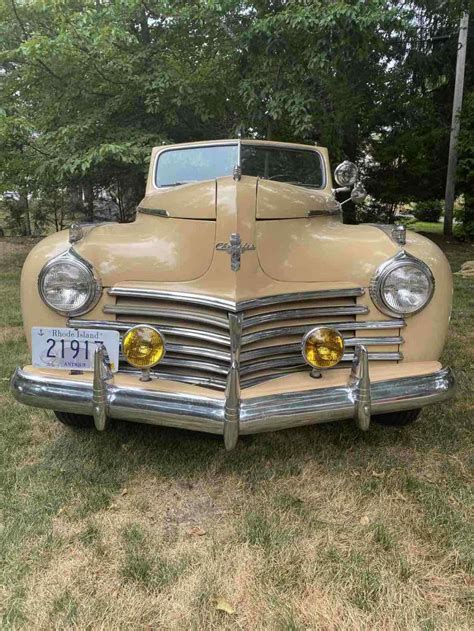 1941 Chrysler New Yorker Convertible Brown Rwd Manual New Yorker For