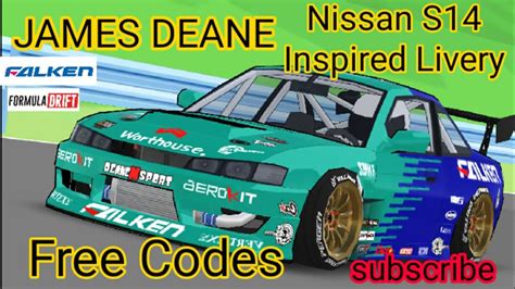 FR LEGENDS James Deane Nissan Silvia S14 Inspired Livery Falken