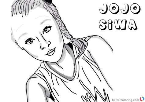 Jojo Siwa Coloring Pages by drawingiconss - Free Printable Coloring Pages