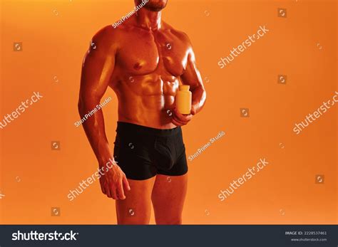 Man Bodybuilder Boxer Naked Torso Abs Stock Photo Shutterstock