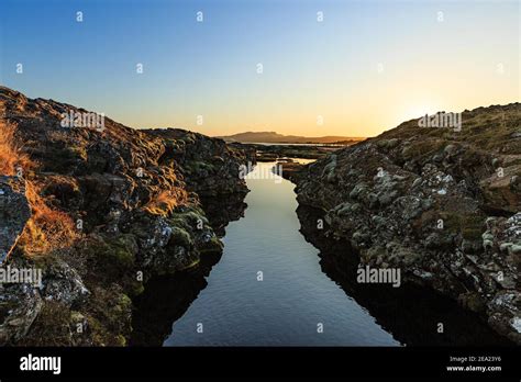 Silfra Fissure, Thingvellir National Park, Golden Circle, Iceland Stock ...