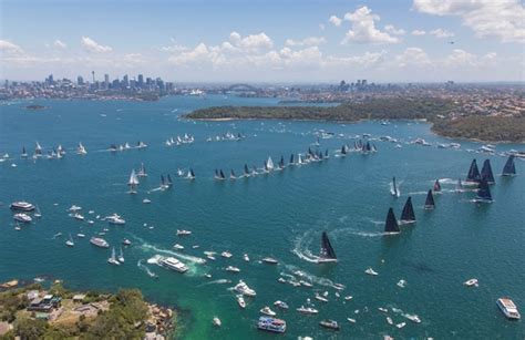 Nattsuddare Se Starten Av Rolex Sydney Hobart Yacht Race Live