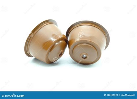 Empty Generic Coffee Machine Pods Stock Photo Image Of Brown